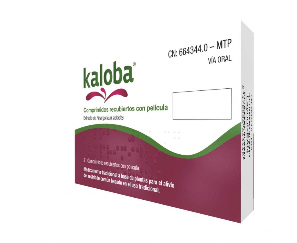 Kaloba 21 comprimidos recubiertos
