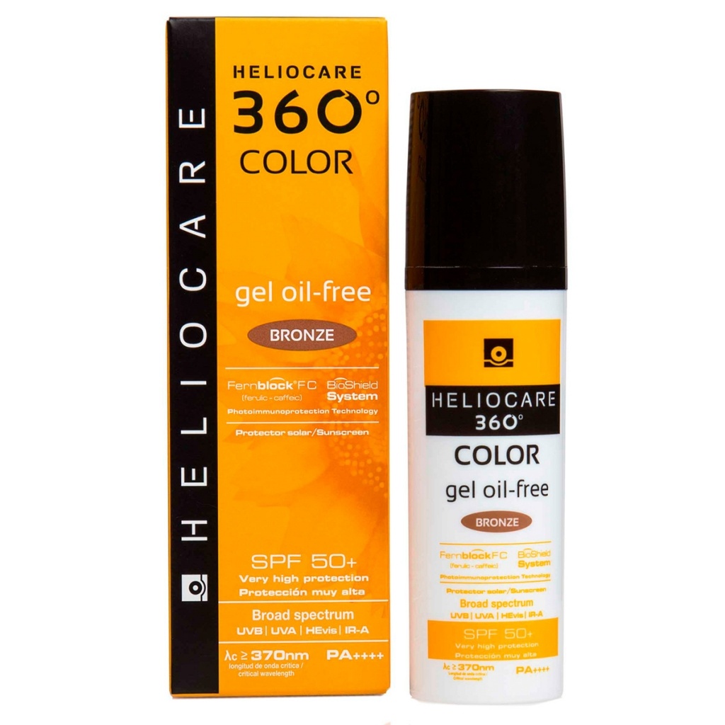 Heliocare 360º Spf 50+ Color Gel Oil Free Bronze