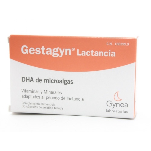 Gestagyn Lactancia DHA 30 Cápsulas