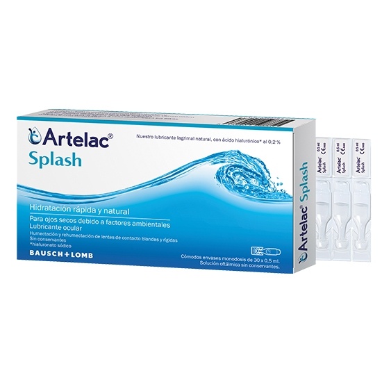 Artelac Splash Lubricante 0,5 ml  30 Monodosis