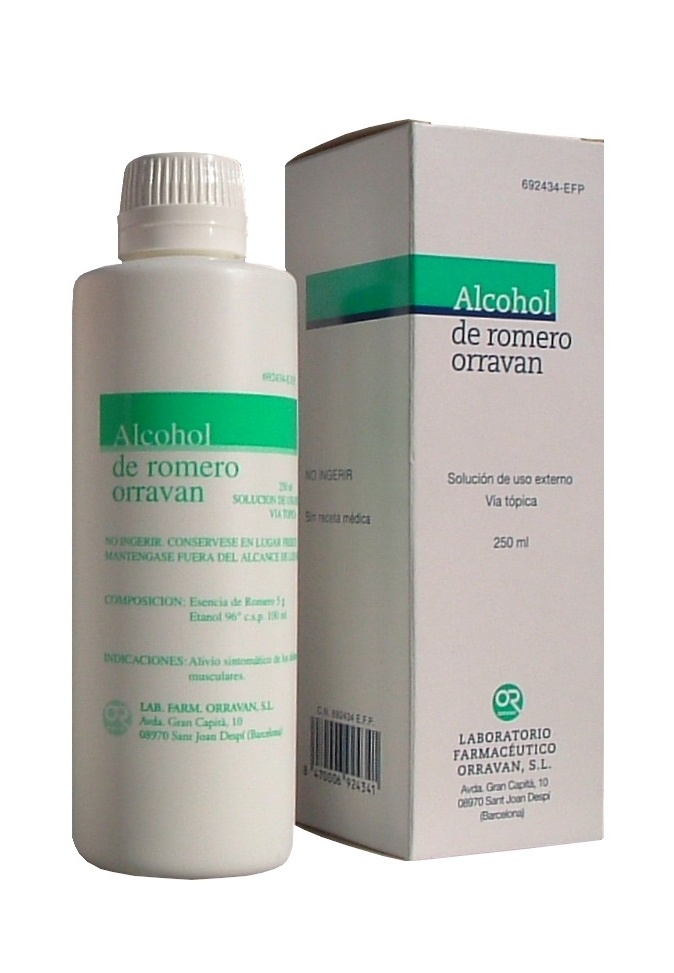 Alcohol Romero Orravan 250 ml