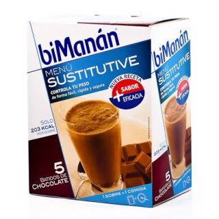 Bimanan Batido Chocolate 250 G x 5 Uds