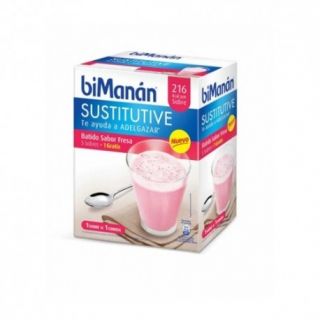 Bimanan Batido De Fresa 55 G X 6 Sobres