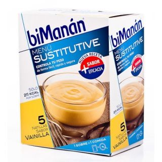 Bimanan Natillas Vainilla 250 G x 5 Unidades