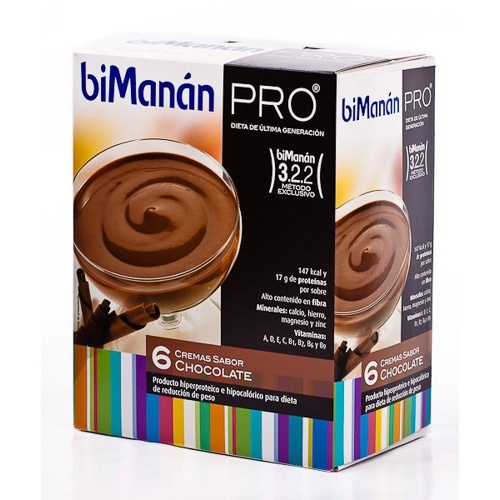 Bimanan Pro Crema De Chocolate 6 Uds