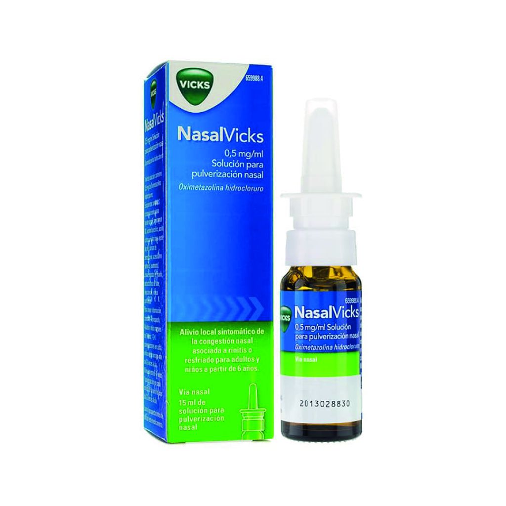 VICKS NasalVicks 0,5 mg/ml Solución para Pulverización Nasal 15 ml