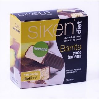 Sikendiet Barrita Coco/Banana 5 Uds