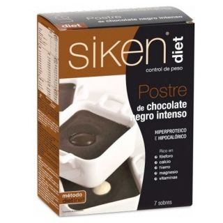 Sikendiet Postre Choco Negro 25 G x 7 Sobres