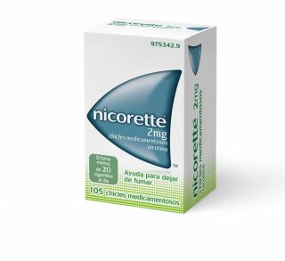 Nicorette 2 mg 105 chicles
