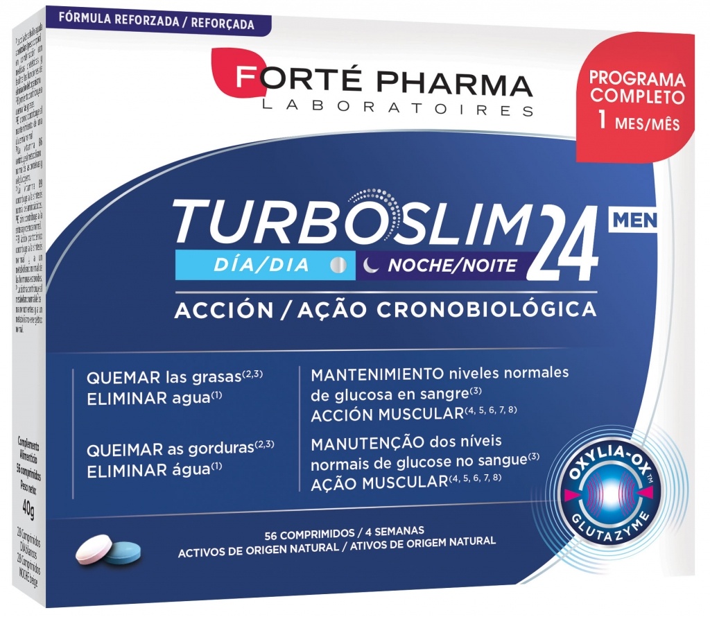 Turboslim Cronoactive Forte Men 28 Comprimidos
