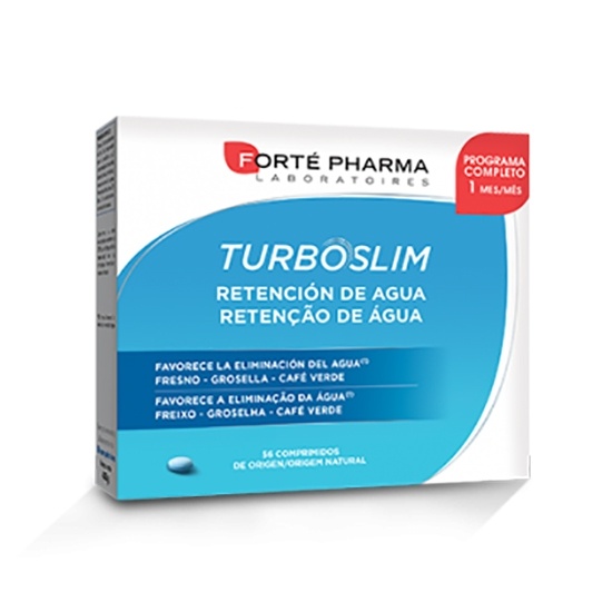 Turboslim Retención De Agua 56 Comprimidos
