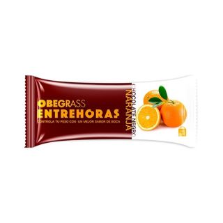 Obegrass Entrehoras Chocolate Negro Y Naranja 20U