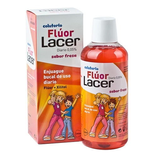 Lacer Colutorio Fluor Fresa 0,05% 500 Ml
