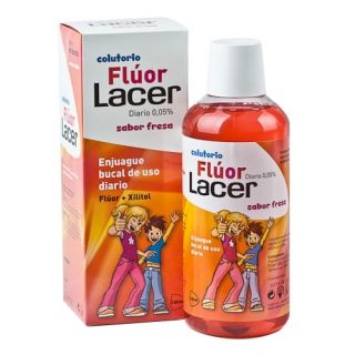 Lacer Colutorio Fluor Fresa 0,05% 500 Ml