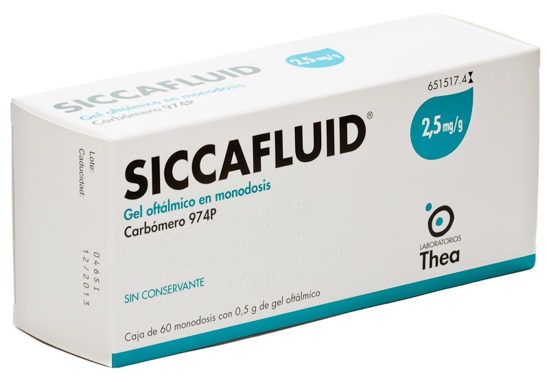 Siccafluid gel oftálmico 60 monodosis
