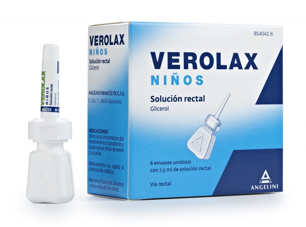 Verolax infantil 6 aplicaciones