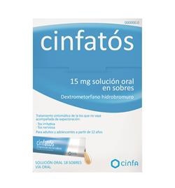 Cinfatos 15 mg 18 sobres solución oral