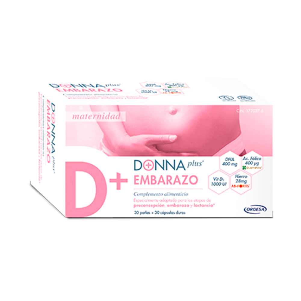 DONNA PLUS+ EMBARAZO 30 PERLAS + 30 CAPSULAS DURAS