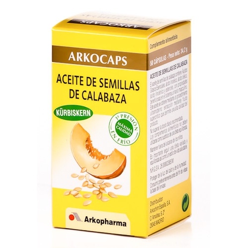 Arkocapsulas Aceite Semilla Calabaza 50 Cápsulas