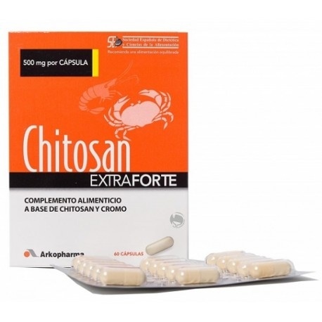 Arkodiet Chitosan Extra Forte 500Mg 60 Cápsulas