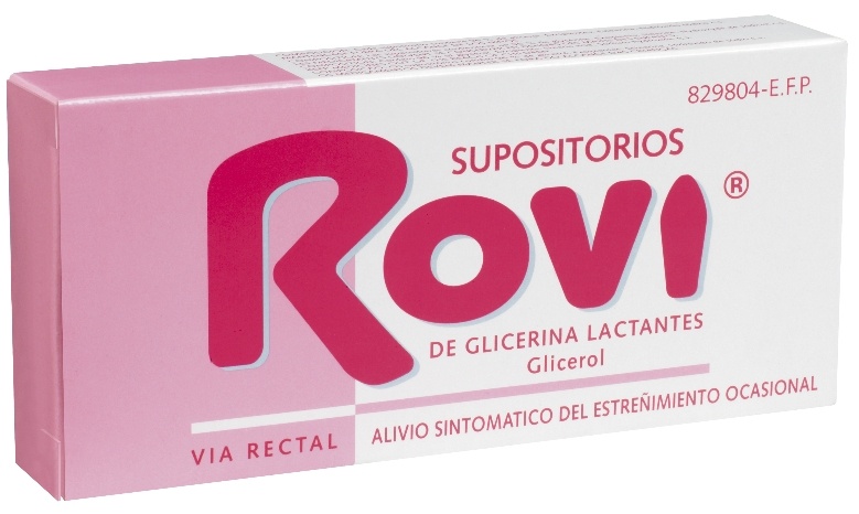 Supositorios glicerina ROVI lactantes 10 unidades
