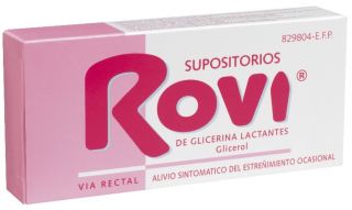 Supositorios glicerina ROVI lactantes 10 unidades