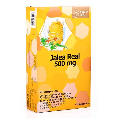 Arkoreal Jalea Real 500 Mg  20 Ampollas
