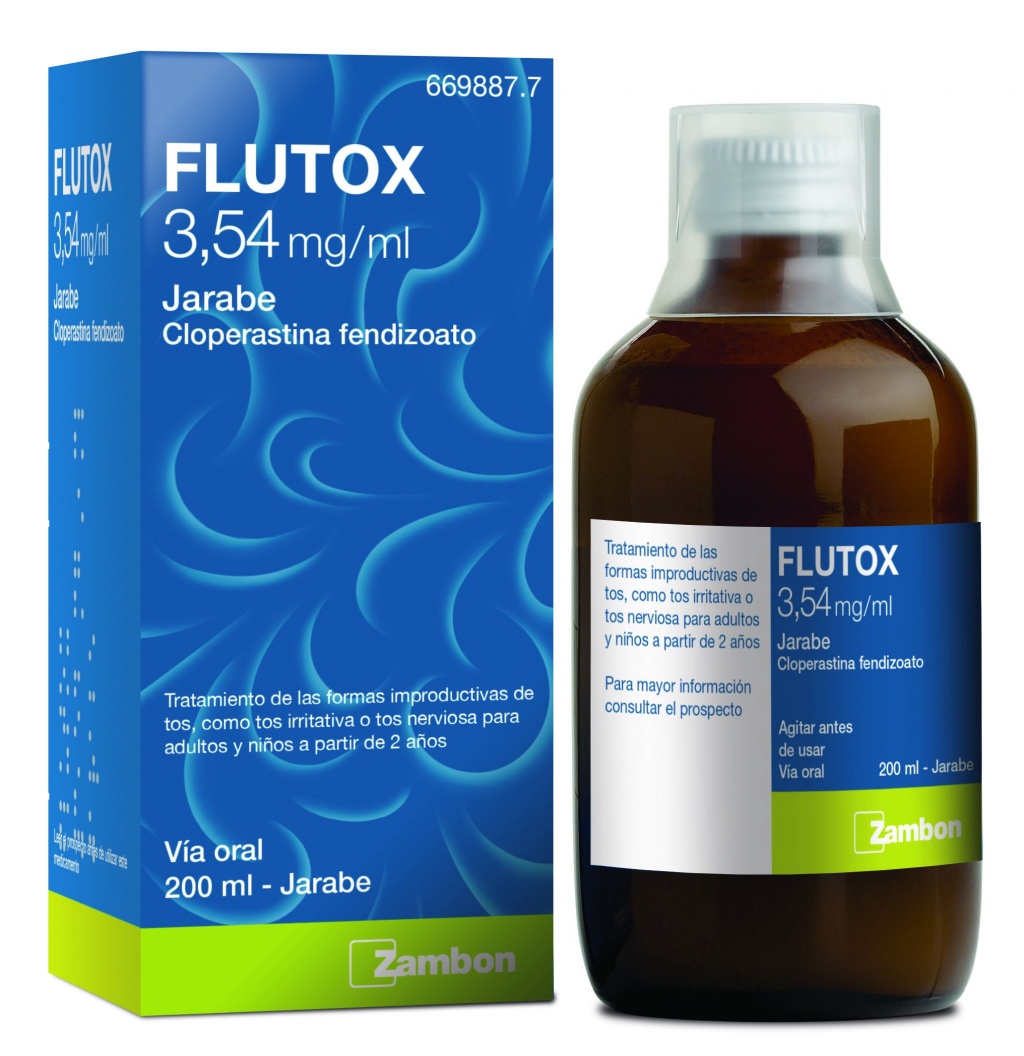 Flutox 3.54 mg/ml jarabe 200 ml