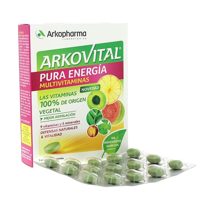 Arkovital Pura Energía 30 Comprimidos