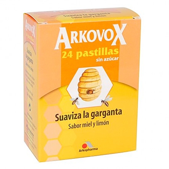 Arkovox 24 Pastillas Miel Limón