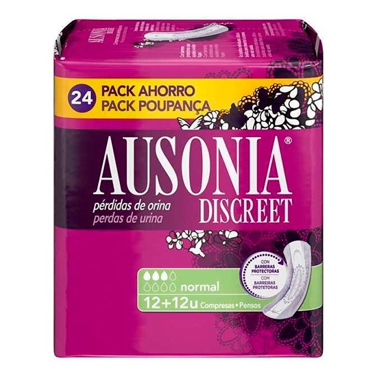 Ausonia Discreet Normal 24 Unidades