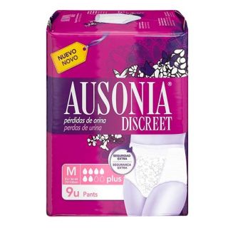 Ausonia Discreet Pants Plus Talla Mediana 9 Unidades