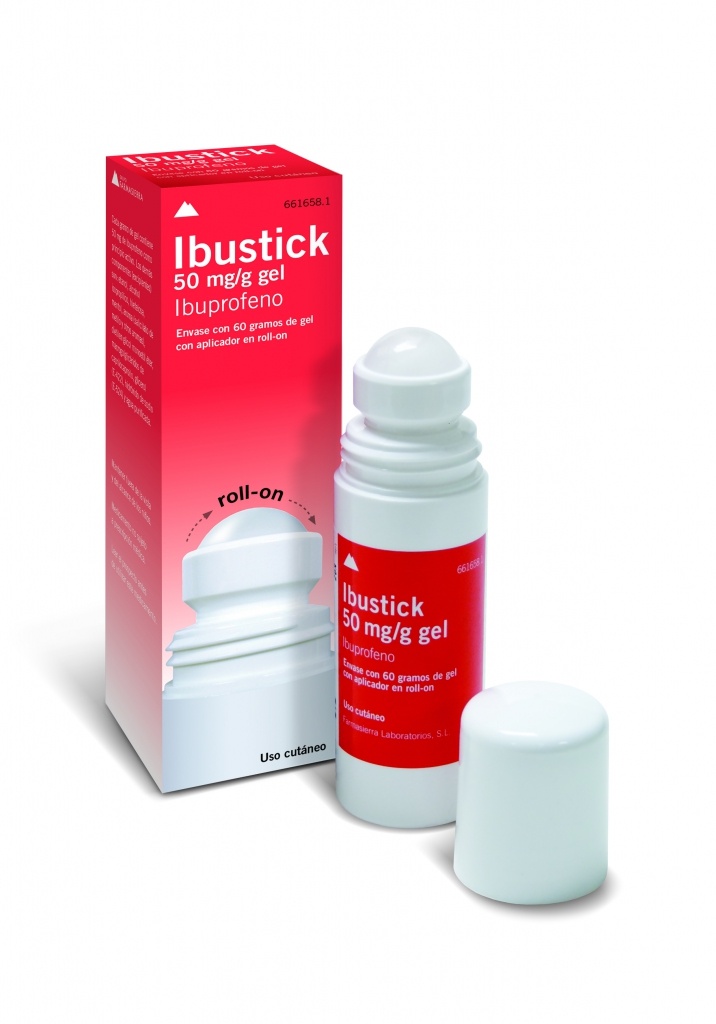 Ibustick 50 mg/g gel tópico rollon 60 g