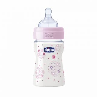 Biberón Chicco Pp Silicona Fn Rosa 150 Ml