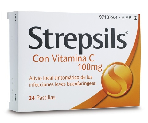 Strepsils Vitamina C 24 pastillas para chupar