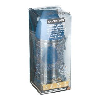 Biberón Suavinex Premium Silicona Tetina 3 Posiciones 270