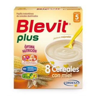 Blevit Plus 8 Cereales Con Miel 600 G