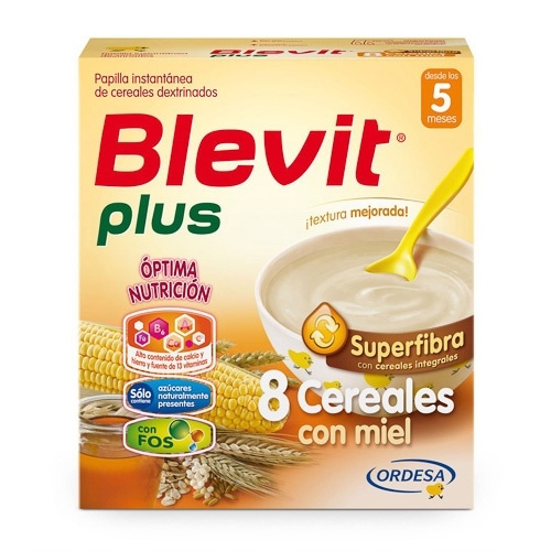 Blevit Plus Superfibra 8 Cereales Miel 600 g