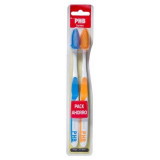 Cepillo Dental Phb Plus Suave Duplo