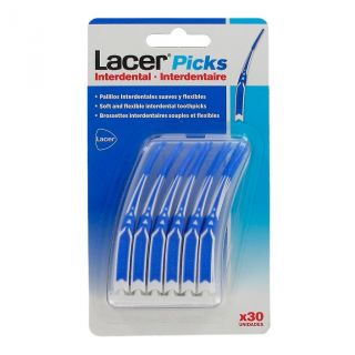 Cepillo Interdental Lacer Picks  30 Unidades