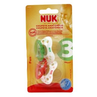 Chupete Nuk T 3 Látex 2 Unidades