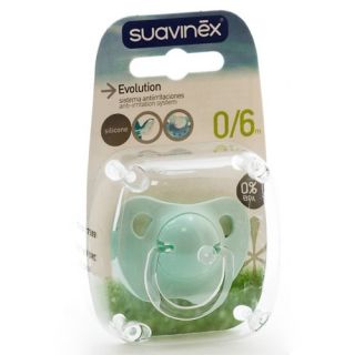 Chupete Suavinex Evolution Silicona 0-6M