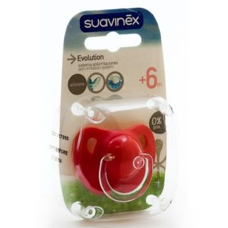 Chupete Suavinex Evolution Silicona 6M+