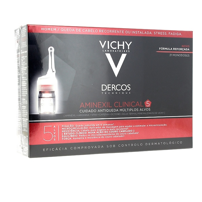 Dercos Aminexil Xp Hombre 21 Ampollas