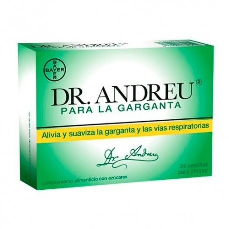 Dr Andreu Para La Garganta 24 Pastillas