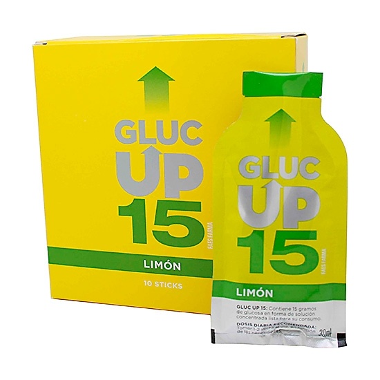 Gluc Up Limón 15 X 20 Sticks De 30 Ml