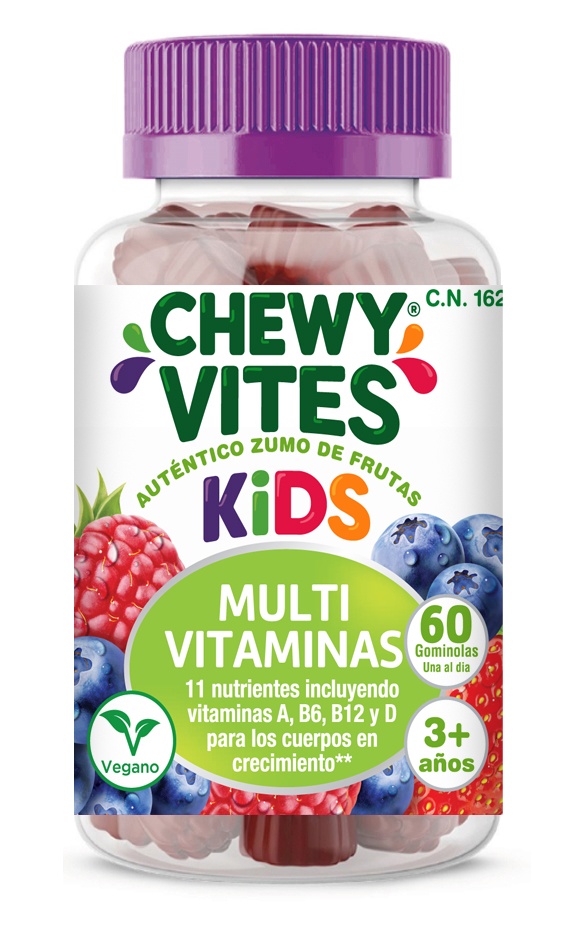 Chewy Vites Kids Multivitaminas 60 unidades