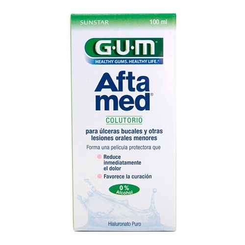 Gum Aftamed Colutorio Sin Alcohol 100 Ml