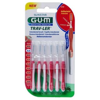 Gum Cepillo Interdental Trav-Ler 1314 0,8