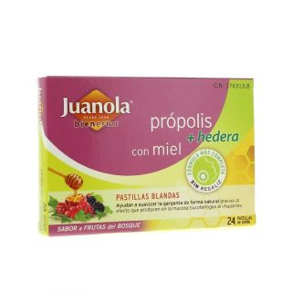 Juanola Própolis Hiedra Miel 24 Pastillas